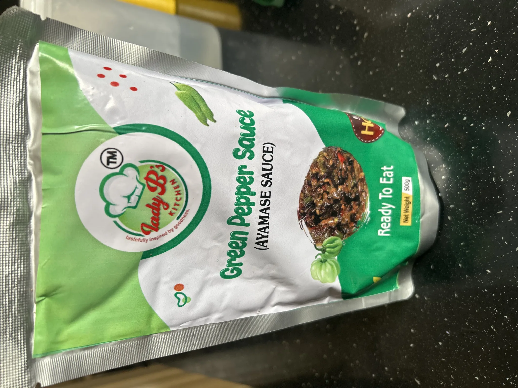 Green Pepper Sauce ( Ayamashe)